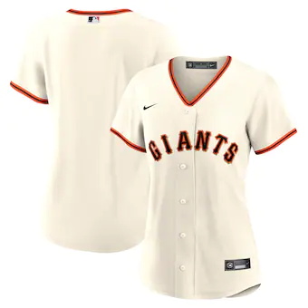 womens nike cream san francisco giants home blank replica j